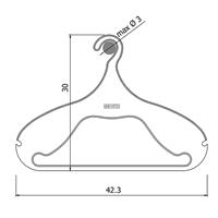 Dina Clothes hanger - transparent orange 4